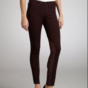 Rag & Bone "The Jodhpur" Jeans with leather insets